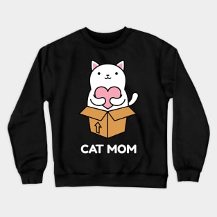 Cat Mom Crewneck Sweatshirt